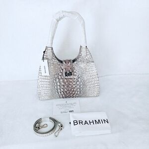 NWT Brahmin TIMELESS TAUPE OMBRE Large Adrian
